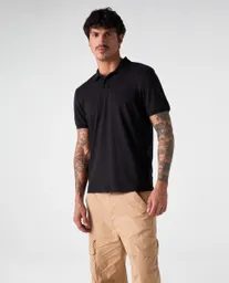 Camiseta Polo Hombre Negro Talla M 802G010_NEG194004 Americanino