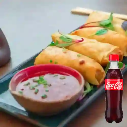 Combo Eggroll X 4 + Coca Cola 400Ml