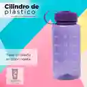 Miniso Botella de Plástico de Agua Fría Con Asa Cool Morado