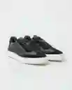 Tenis Cortos Timeless Negro Sombrio Ultraoscuro 40 Chevignon