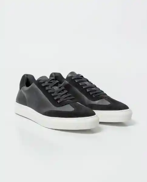 Tenis Cortos Timeless Negro Sombrio Ultraoscuro 40 Chevignon