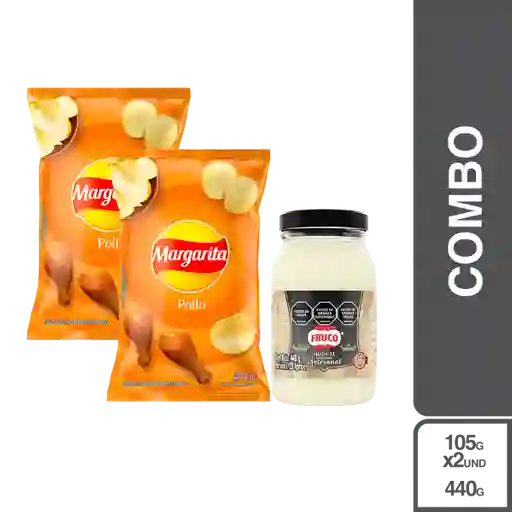 Combo Papa Margarita Pollo + Fruco Mayonesa Artesanal