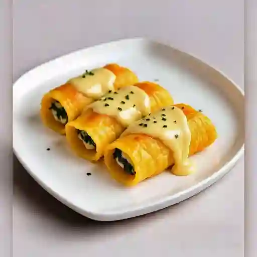 Canelones Pollo y Espinaca