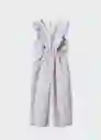 Enterizo Mono Carlota Malva Talla 08 Niñas Mango