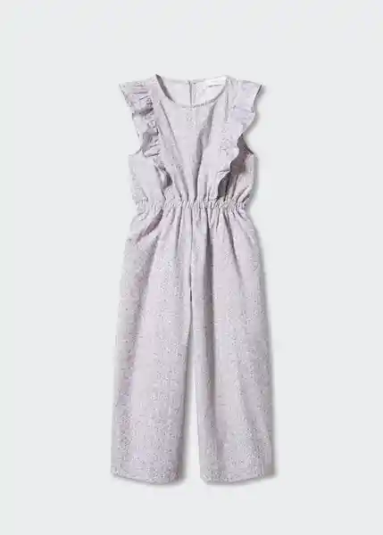Enterizo Mono Carlota Malva Talla 08 Niñas Mango