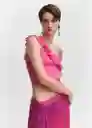 Top Oley Rosa Talla S Mujer Mango
