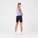 Kiprun Camiseta Esqueleto de Running Run Dry Corta Morado M 500
