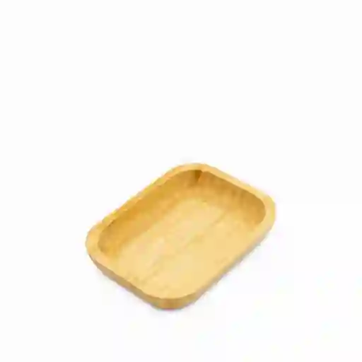 Tazón Rectangular en Bambú 13 x 10 cm Ambiente Gourmet