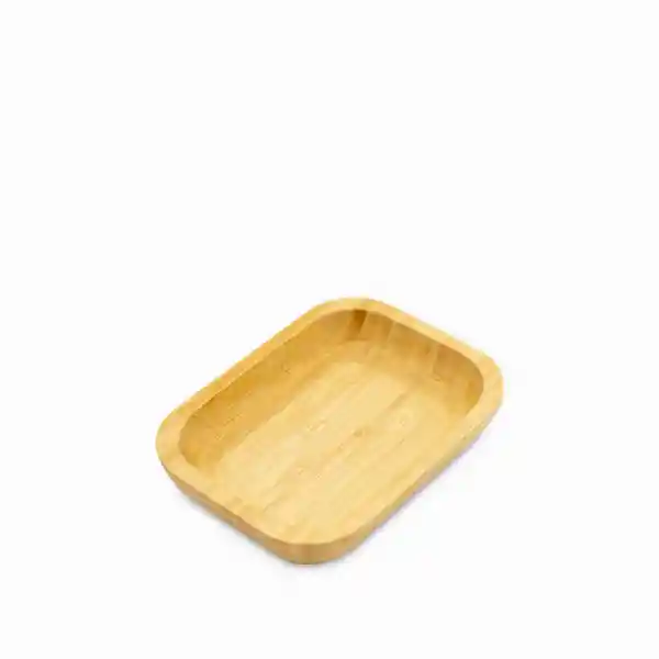 Tazón Rectangular en Bambú 13 x 10 cm Ambiente Gourmet