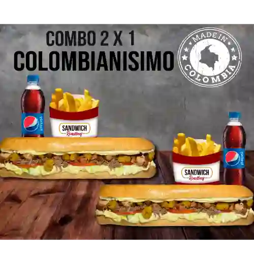 2 X 1 Combo Sandwich Colombianismo