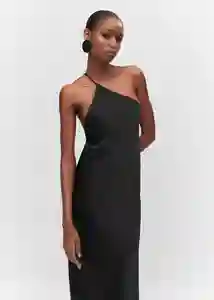 Vestido Kira Negro Talla M Mujer Mango