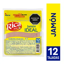 Rica Rondo Jamón Ideal en Tajadas