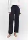 Pantalón Pijama Leslieve Navy Talla M Mujer Mango