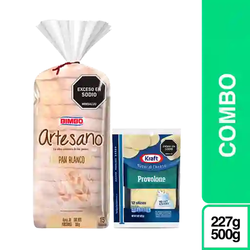 Combo Sándwich Bimbo Artesano + Provolone