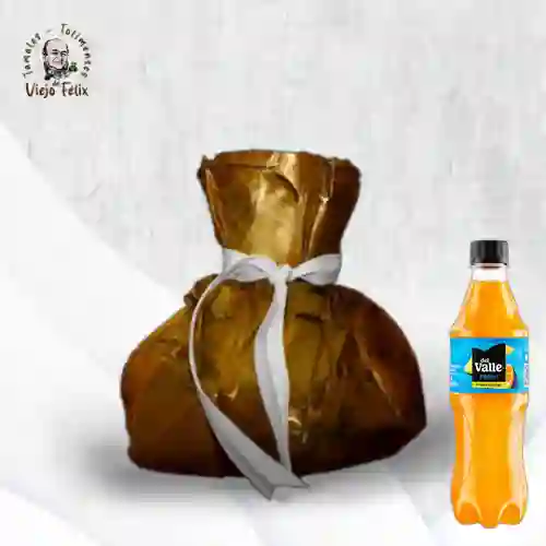 Combo Tamal Corriente +Del valle Fresh Citrus 400ml