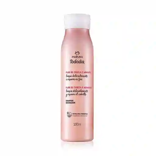 Shampoo Reparador Flor de Cereza y Aguacate Tododia