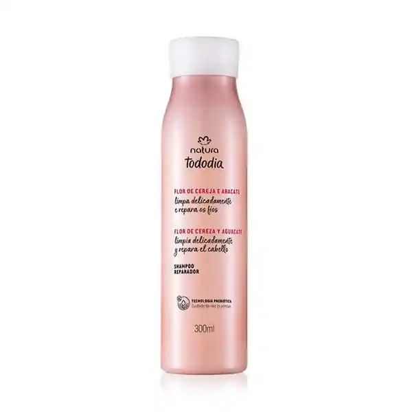 Shampoo Reparador Flor de Cereza y Aguacate Tododia