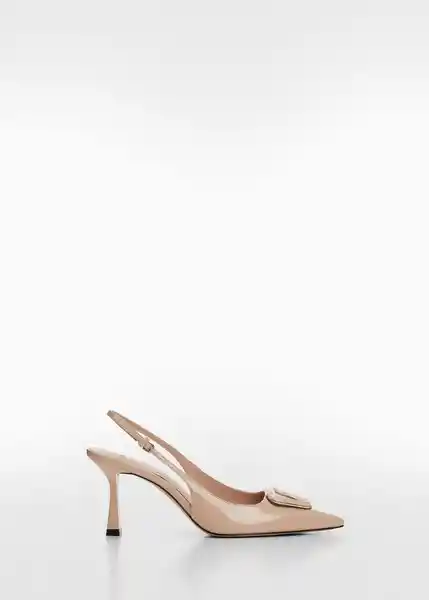 Zapatos Franie Nude Talla 37 Mujer Mango