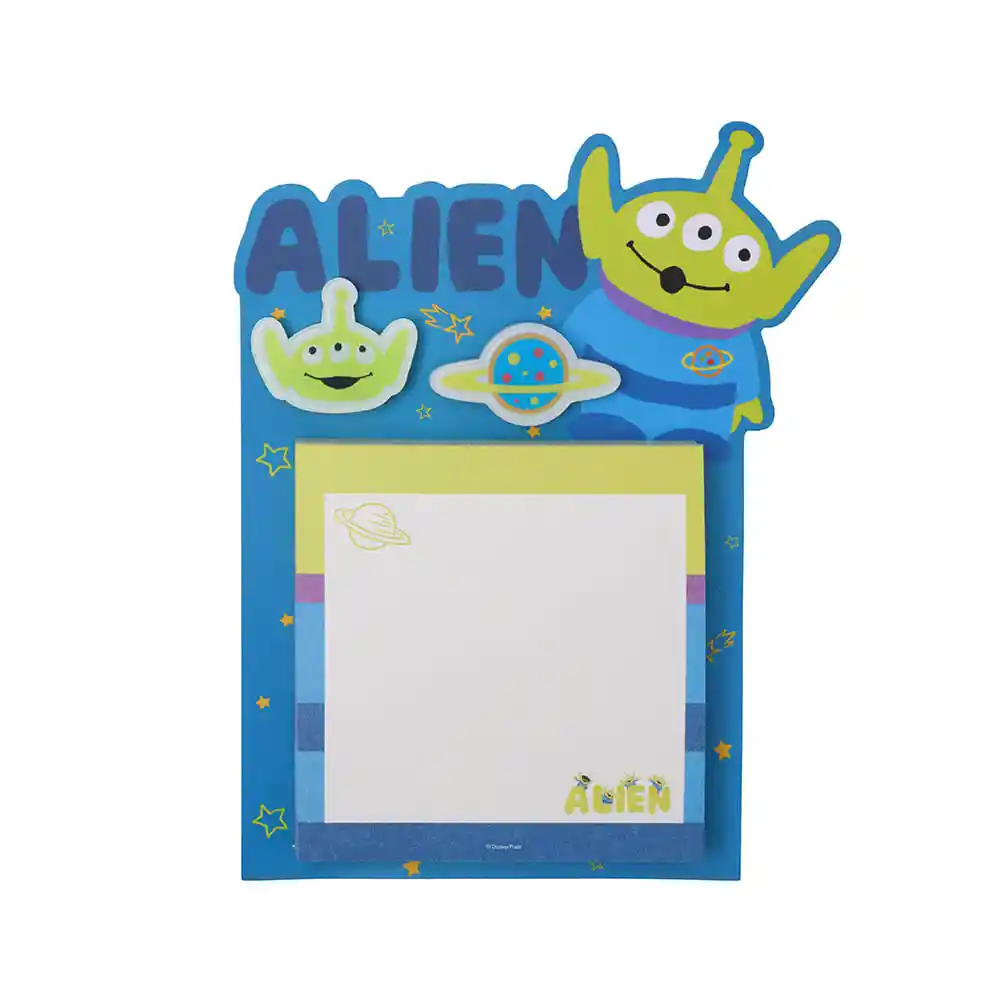 Miniso Block Notas Con Broche Colección Toy Stoy Alien 80 Hojas