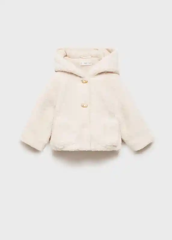 Abrigo Misuri Off White Talla 64 Niños Mango