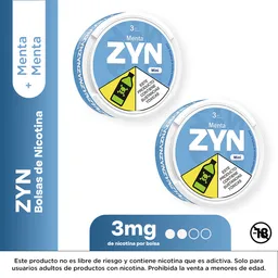 2 x Zyn Menta 3 mg