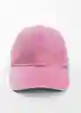 Gorra Monaco Rosa Talla 99 Mujer Mango