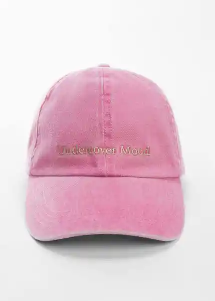 Gorra Monaco Rosa Talla 99 Mujer Mango