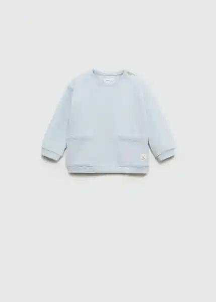 Sudadera Pockets Celeste Talla 61 Niños Mango