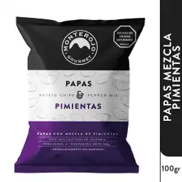 Monterojo Papas Mezcla Pimienta 100gr