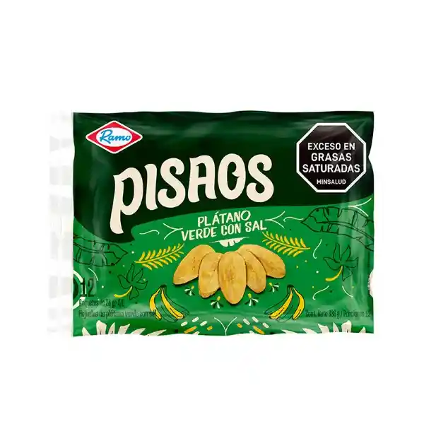 Multiempaque Pisaos Verde 28 g x 12Und
