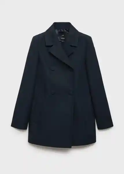 Abrigo Loulou Navy Talla XS  Mujer Mango
