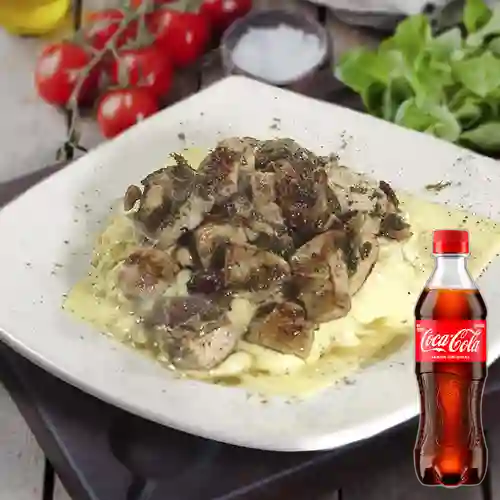 Combo Chuzo Desgranado de Pollo +Cocacola Orig 400ml