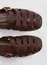 Zapatos Cadaques Marron Talla 38 Mujer Mango