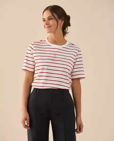 Camiseta Rojo Rio Oscuro Talla XL 601G012 Esprit