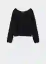 Saco Jersey Leslie Negro Talla M Mujer Mango
