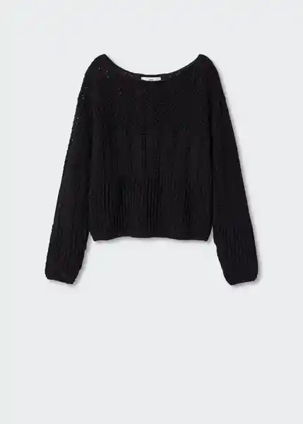 Saco Jersey Leslie Negro Talla M Mujer Mango