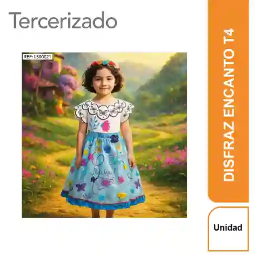 Disfraz Encanto Talla 4