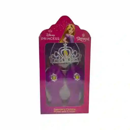 Disney Set Zapatos y Corona Rapunzel