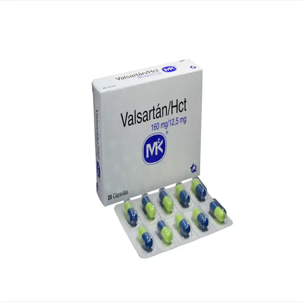 Mk Valsartán/Hct 160Mg/12.5 Mg