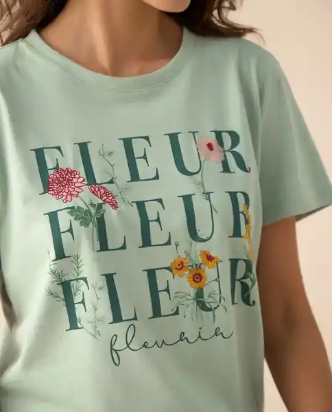 Camiseta Verde Olivo Medio Talla XL 101G101 Esprit