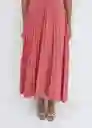 Vestido Caldera-A Coral Talla M Mujer Mango