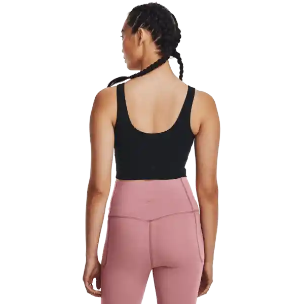 Under Armour Crop Meridian Fitted Mujer Negro LG 1379153-001