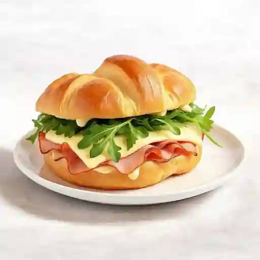 Sanduche jamón y queso