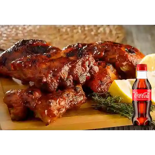 Combo Costillas BBQ + Coca Cola Original 250ML