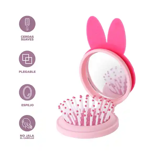 Brocha y Espejo Bellota Serie Las Chicas Superpoderosas Miniso