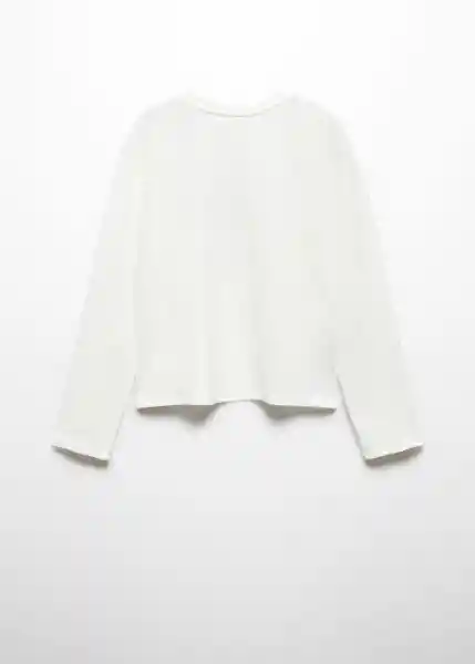 Camiseta Unique Off White Talla 10 Niña Mango