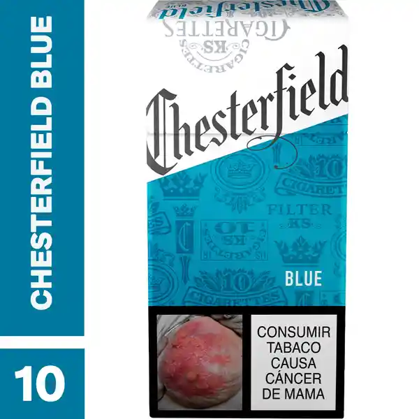 Chesterfield Blue​ X 10 Cigarrillos