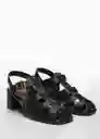 Zapatos Fisher Negro Talla 37 Mujer Mango