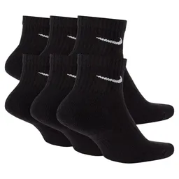 Nike Medias Everyday Cush Ankle Hombre Negro L