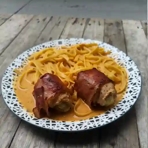 Involtini di pollo con pasta